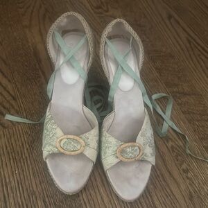 Cole Haan Lace Up Wedges